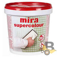 Затирка для плитки Mira supercolour №123 мокрий асфальт 1,2 кг