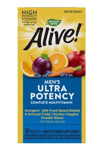 Nature's Way Alive! Once Daily Men's Ultra Potency Multivitamin Мультивітамінний комплекс для чоловіків, 30 таб