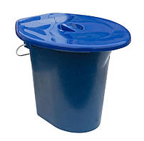 Відро-туалет Індіго (синє) Знижка - кришка з подряпинками