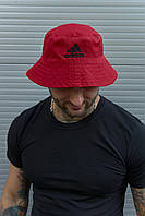 Панама Adidas красная, летняя мужская шляпа адидас