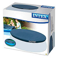 Тент Intex 244 cм для надувних круглих басейнів Інтекс та Bestway захисний чохол теплозберігаючий накриття