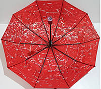 Жіноча парасоля ( Зонт женский ) в 3 складання,напівавтоматична ( полуавтомат ). "Bellissimo"