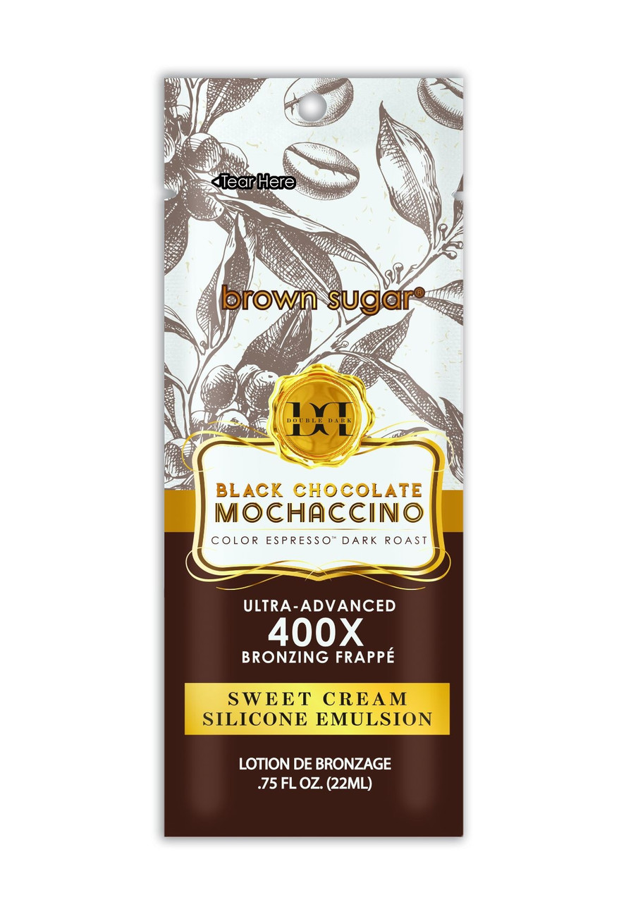Лосьон для засмаги у солярії brown sugar Black Chocolate Mochaccino 400X, 22мл