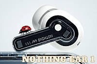 Nothing Ear 1 (white) - уникальные, прозрачные беспроводные наушники, 7/30ч. звука, ANC 40 дБ