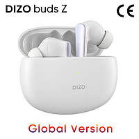 DIZO Buds Z (White) - наушники на BT5.0, с мультипоинтом, ENC и задержкой 88ms!