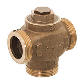 Триходовий термозмішувальний клапан KARRO 1 1/2" DN32 - 55°C (KR1134-2)