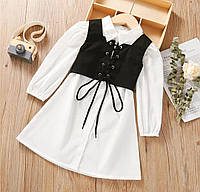 Платье Рубашка+корсет для девочки