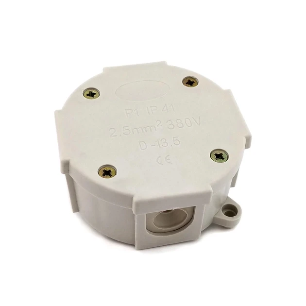 Коробка розподільча Р1 зовнішня з клемою 4х2,5 80х40мм (Харків)