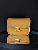 Triomphe Shoulder Bag Yellow