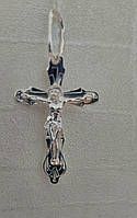 Срібний хрестик на хрестини