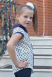 Блузка дитяча з коротким рукавом, фото 3