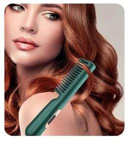 Гребінець для випрямлення волосся Hair Comb LY-297, 45 Вт, до 190 градусів, зі швидким нагріванням і функцією іонізац