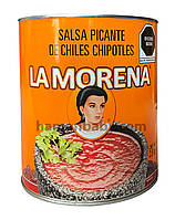 Соус пикантный из перца чипотле, 2,8 кг, ТМ La Morena, Мексика