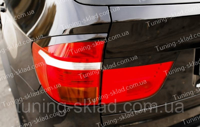 Вії на фари BMW X5 E70 (накладки на задні фари БМВ Х5 Е70), фото 1