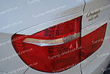 Вії на фари BMW X5 E70 (накладки на задні фари БМВ Х5 Е70), фото 2