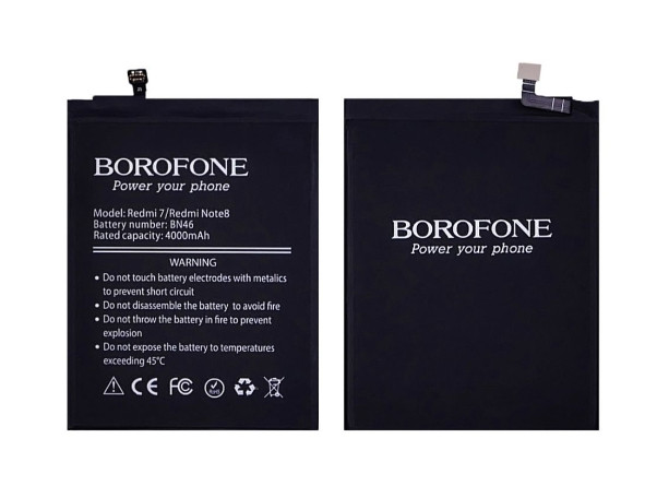 Акумулятор Borofone BN46 для Xiaomi Redmi 7/ Redmi Note 8/ Redmi Note 6/ Redmi Note 8T Original PRC