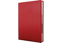Дневник недатированный, LIZARD, кремовый блок, ячейка, красный, А5