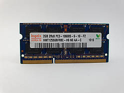 Оперативна пам'ять для ноутбука SODIMM Hynix DDR3 2Gb 1333MHz PC3-10600S (HMT125S6BFR8C-H9) Б/В