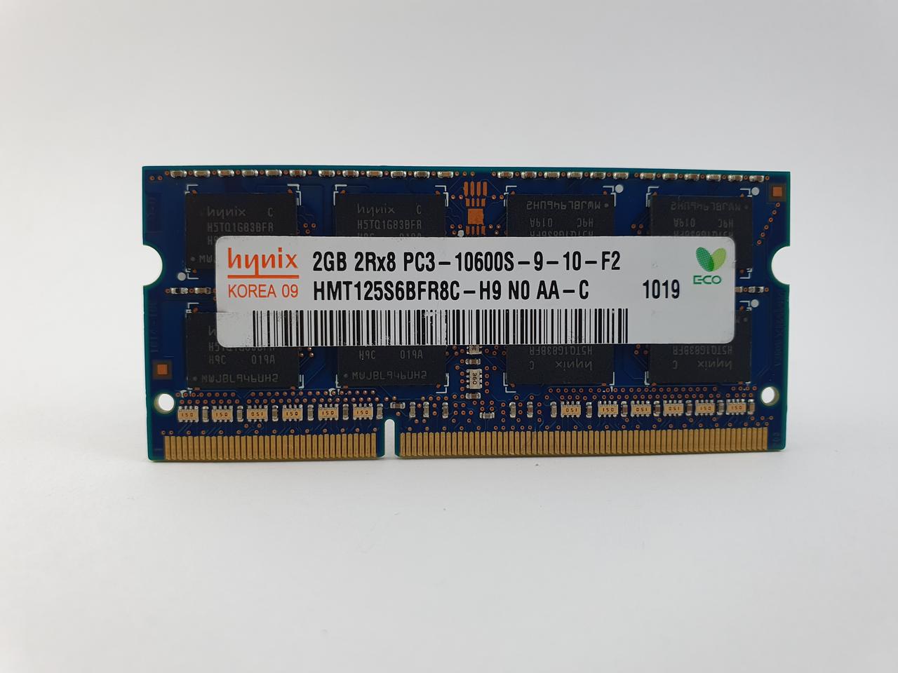 Оперативна пам'ять для ноутбука SODIMM Hynix DDR3 2Gb 1333MHz PC3-10600S (HMT125S6BFR8C-H9) Б/В