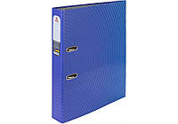Папка-регистратор A4 Optima 50мм с печатной обложкой, сине-фиолетовая