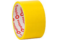 Лента клейкая упаковочная (скотч) Optima, желтая, 48мм*30м