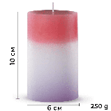 Магічна воскова свічка Candled Magic змінює колір, 7 кольорів, фото 2
