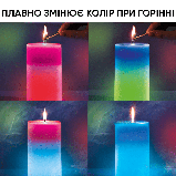 Магічна воскова свічка Candled Magic змінює колір, 7 кольорів, фото 4