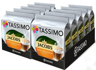 АКЦІЯ! Кава в капсулах Tassimo Latte Caramel — Тассімо Лате Карамель 10 упаковок!