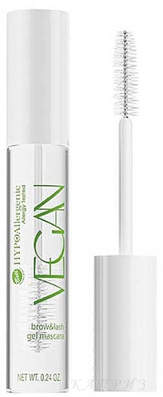 Гель для брів Bell HypoAllergenic Vegan Brow&Lashes Gel Mascara прозорий 7 г, фото 1