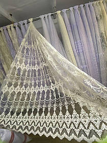 Тюль фатинова шинель заввишки 2,8 м. кремова