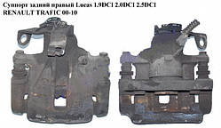 Суппорт задній правий Lucas 1.9DCI 2.0DCI 2.5DCI OPEL Vivaro 00-14 (ОПЕЛЬ ВІВАРО) 7701051810 7701056165