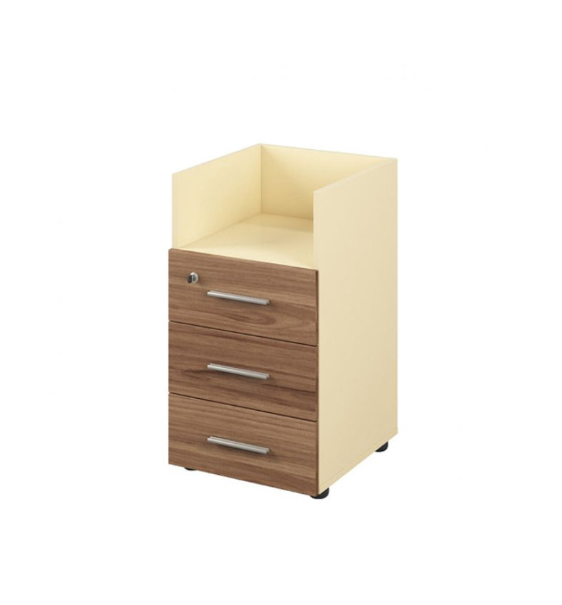 Стаціонарна офісна тумба Прайм P2.01.04 із замком ширина 408 мм (MConcept-ТМ)