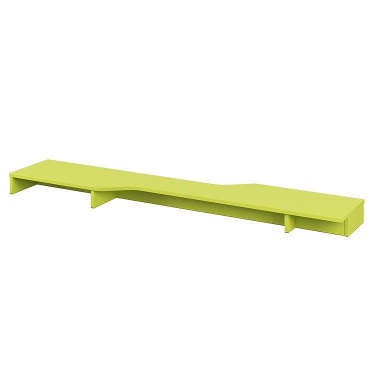 Настільна полиця перегородка для письмових столів Прайм P6.89.16 ширина 1600 мм (MConcept-ТМ)