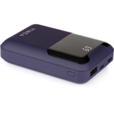 Батарея универсальная (Power Bank) Vinga 10000 mAh Display soft touch purple (BTPB0310LEDROP) - фото 3 - id-p1888907741