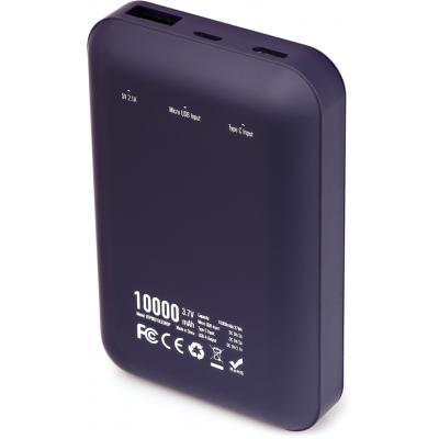 Батарея универсальная (Power Bank) Vinga 10000 mAh Display soft touch purple (BTPB0310LEDROP) - фото 5 - id-p1888907741