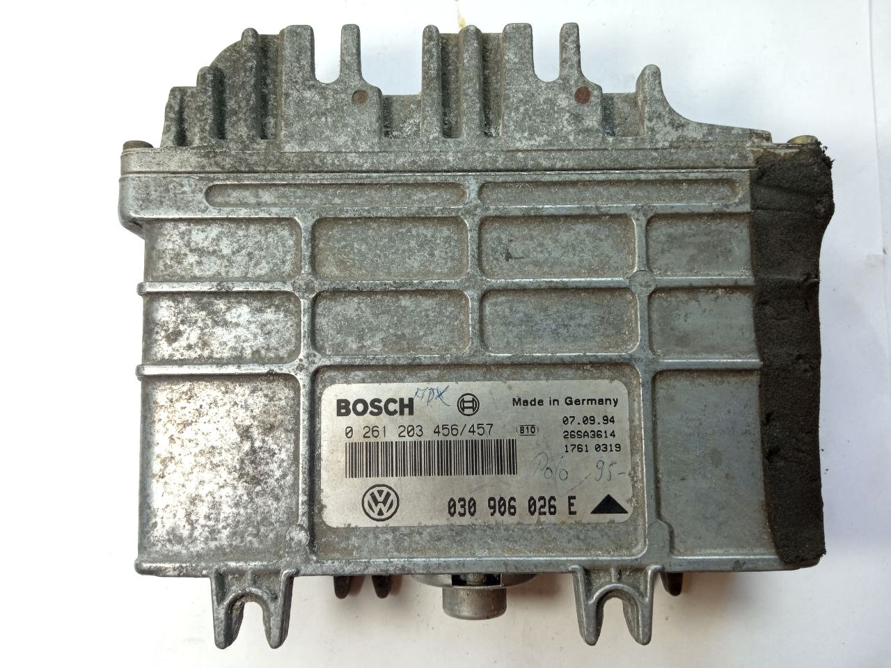 Електронний блок керування volkswagen 0261203456/457 / 030906026E / 0 261 203 456 / 0 309 060 26E, фото 1