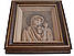 Ікона Казанської Божої Матері різьблена дерев'яна (бук), фото 2