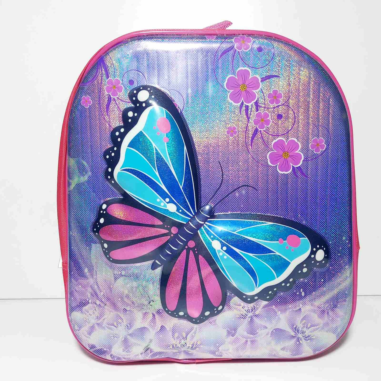 Рюкзак дитячий для дівчинки рожевий метелик, фото 1