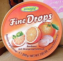 Orange Bonbons Fine Drops Льодяники з апельсиновим смаком Woogie 200 гр Австрія