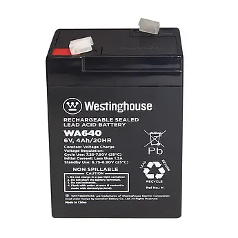 Батарея акумуляторна Westinghouse WA640 6V/4Ah/F1