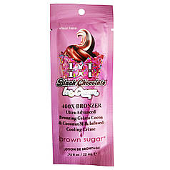 Лосьон для солярія з охолоджуючим ефеком Brown Sugar Double Dark Black Chocolate Ice Cream 400X, 22мл