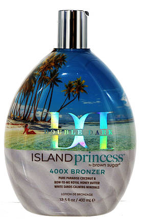 Лосьон для солярія Brown Sugar Double Dark Island Princess 400X, 400мл, фото 3