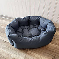 Лежак лежанка для собак і кішок зі знімною двосторонньою подушкою, Спальні місця для хатніх тварин сер S
