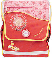 Рюкзак шкільний для дівчинки портфель до школи "Візерунок" магнітний замок, ортопедична спинка, світловідбиток. елемен