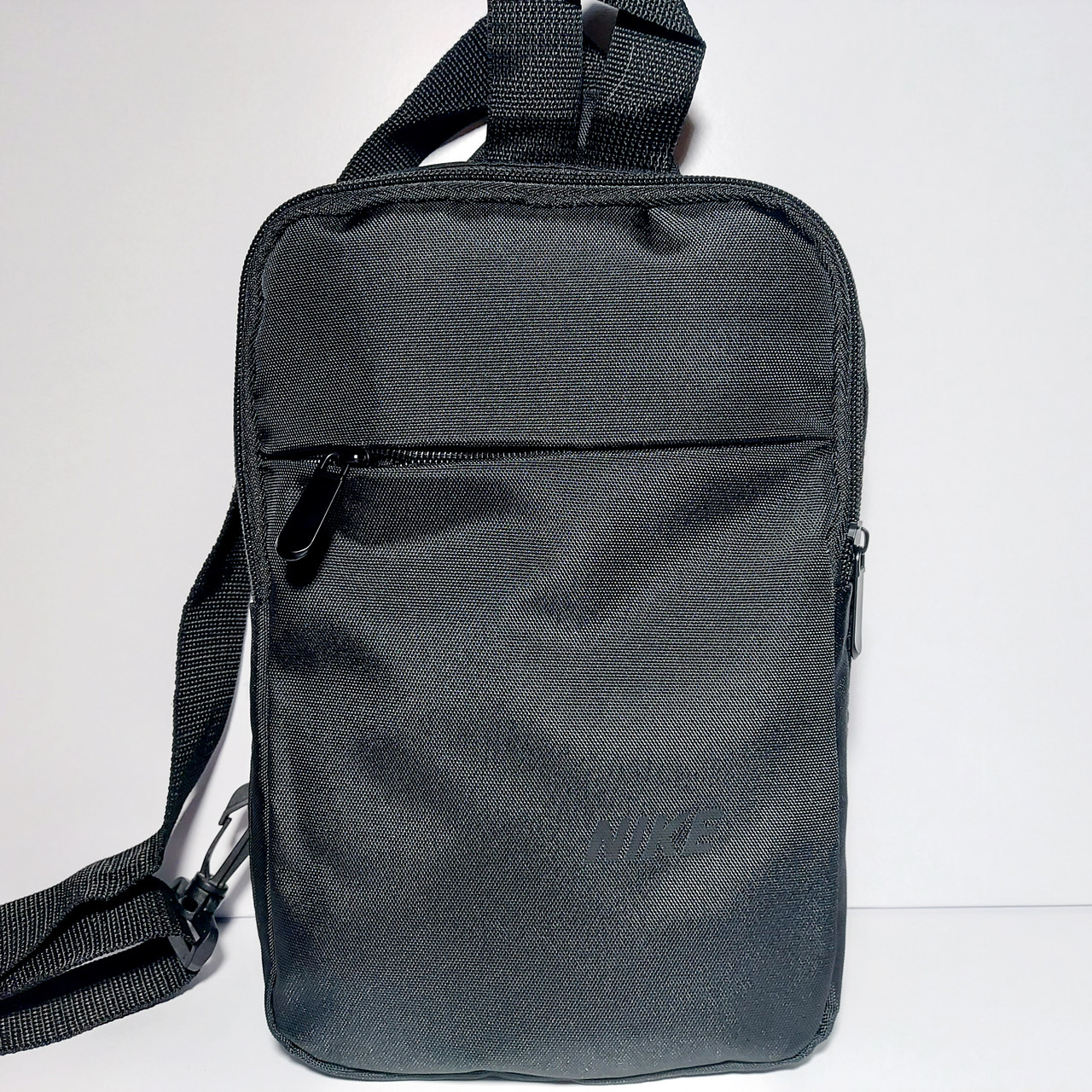 Сумка-слінг через плече найк чорна оксфорд1000, фото 1