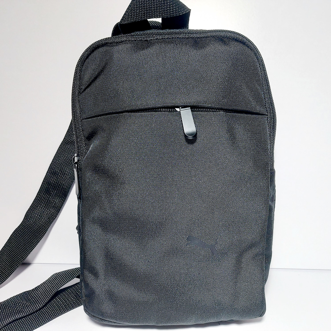 Сумка-слінг через плече пума чорна оксфорд 1000, фото 1