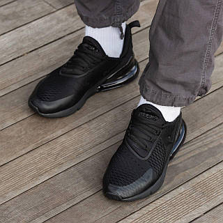 Nike air 270 all black hotsell