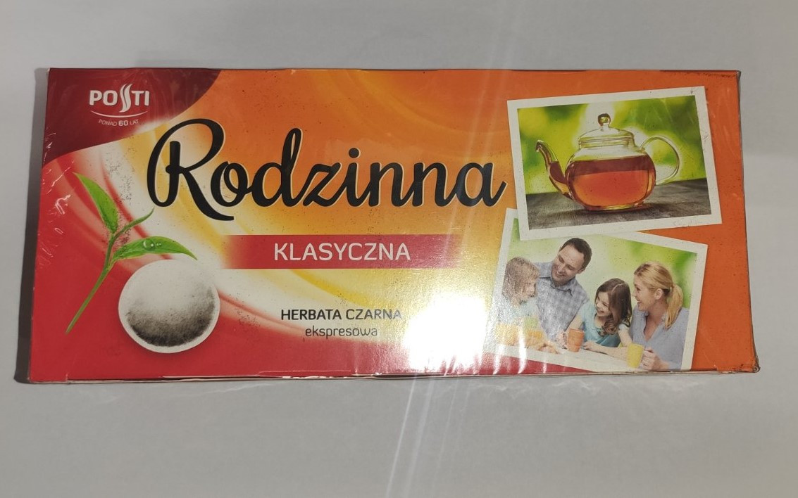 Чай Черный Классический Posti Rodzinna Klasyczna Herbata Czarna 80 пакетиков
