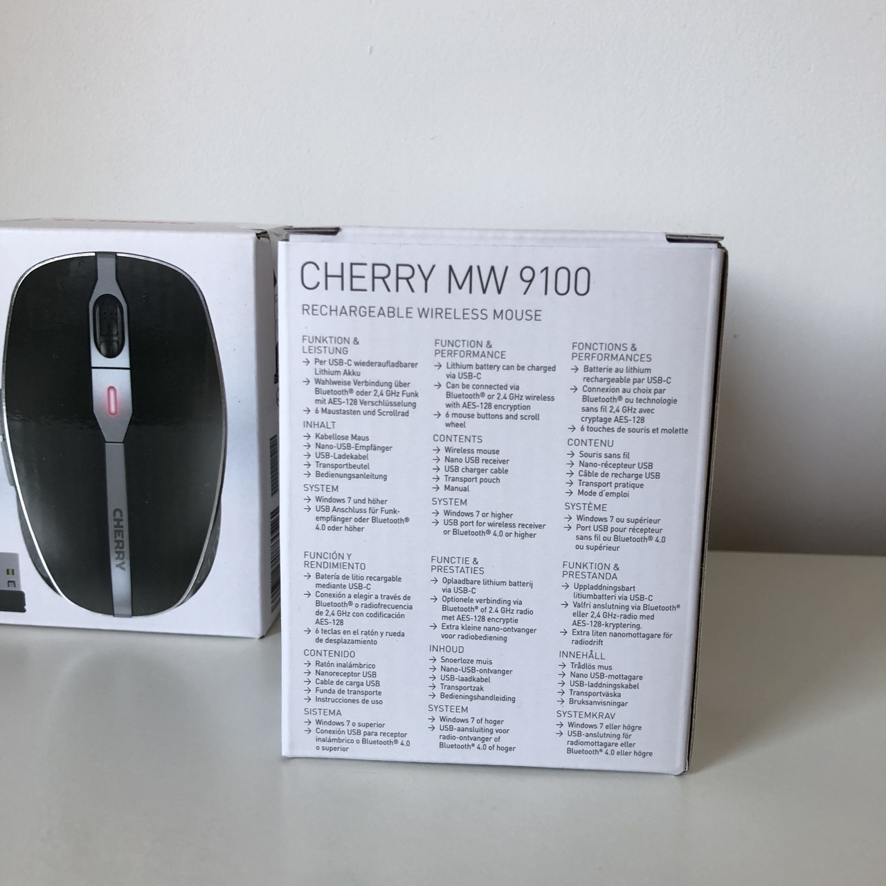 CHERRY MW 9100  Souris sans fil rechargeable