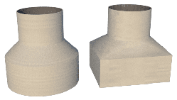 Перехідник (коло-коло / коло-квадрат)